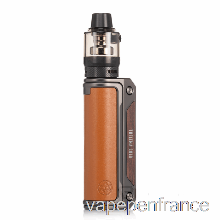 Perdu Vape Thelema Solo 100w Kit De Démarrage Gunmetal / Stylo Vape Brun Ocre